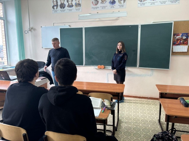 Беседа с сотрудниками ОМВД.
