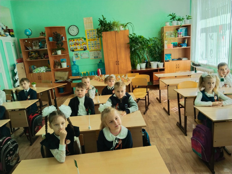 Классный час в 1А.